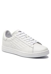 EA7 Emporio Armani Sneakersy Biały. Kolor: biały. Materiał: skóra #4