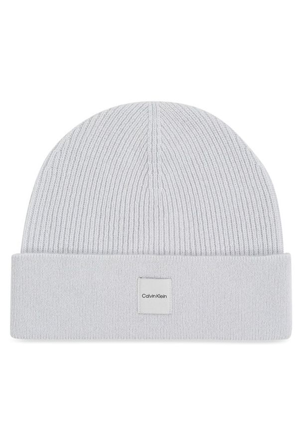 Calvin Klein Czapka Chunky K60K612584 Błękitny. Kolor: niebieski. Materiał: kaszmir
