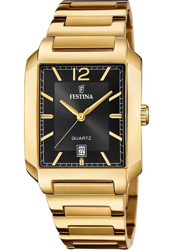 Zegarek Festina Zegarek męski Festina F20678-4 złoty. Kolor: złoty