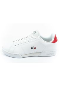 Buty sportowe męskie Lacoste Carnaby Cup 125 4 SMA. Kolor: biały. Materiał: skóra