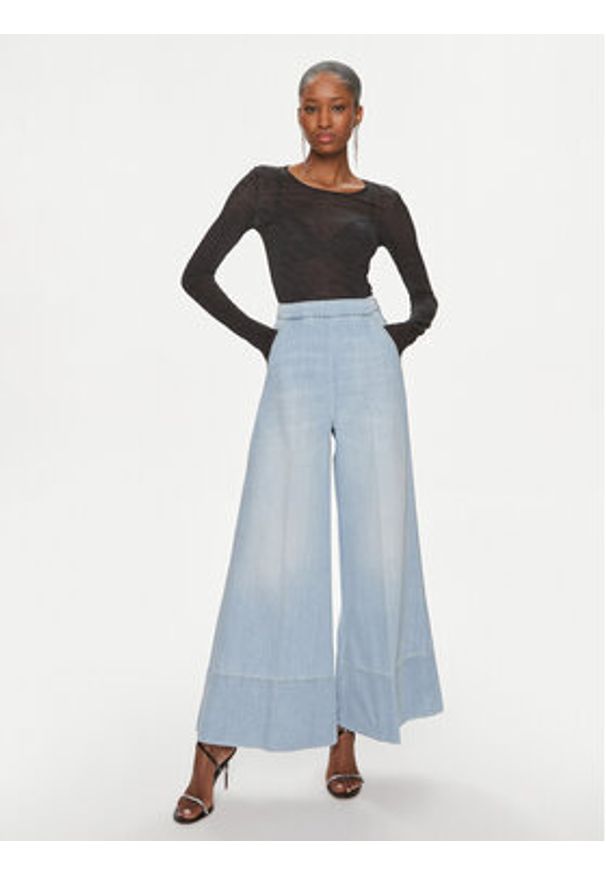 Pinko Bluzka Berlino 100639 A1A0 Czarny Regular Fit. Kolor: czarny. Materiał: syntetyk