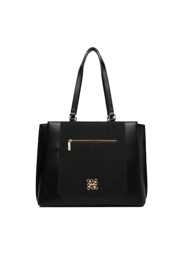 Nine West Torebka CEO-ELITE FORM-JH7268 Czarny. Kolor: czarny. Materiał: skórzane