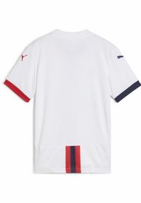 Puma - Młodzieżowa koszulka wyjazdowa SK Rapid Wiedeń 24/25 PUMA White Red Navy Blue. Kolor: biały, niebieski, czerwony, wielokolorowy