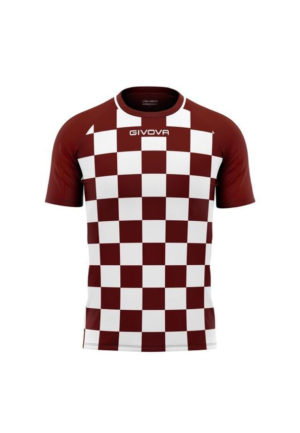 T-shirt Sportowy Givova Dama XL - Elegancki i Oddychający. Kolor: czerwony, wielokolorowy, brązowy. Materiał: poliester. Sport: piłka nożna
