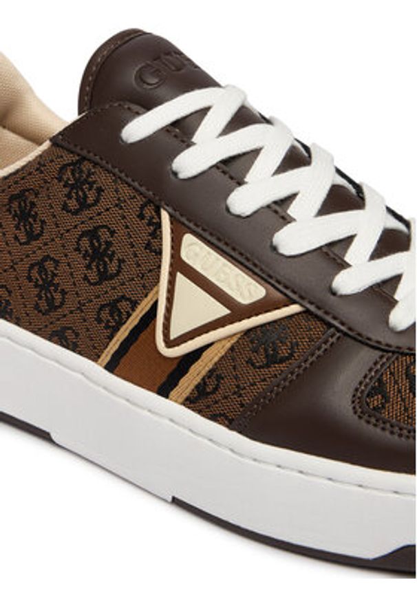 Guess Sneakersy FMPVIN FAL12 Brązowy. Kolor: brązowy. Materiał: materiał