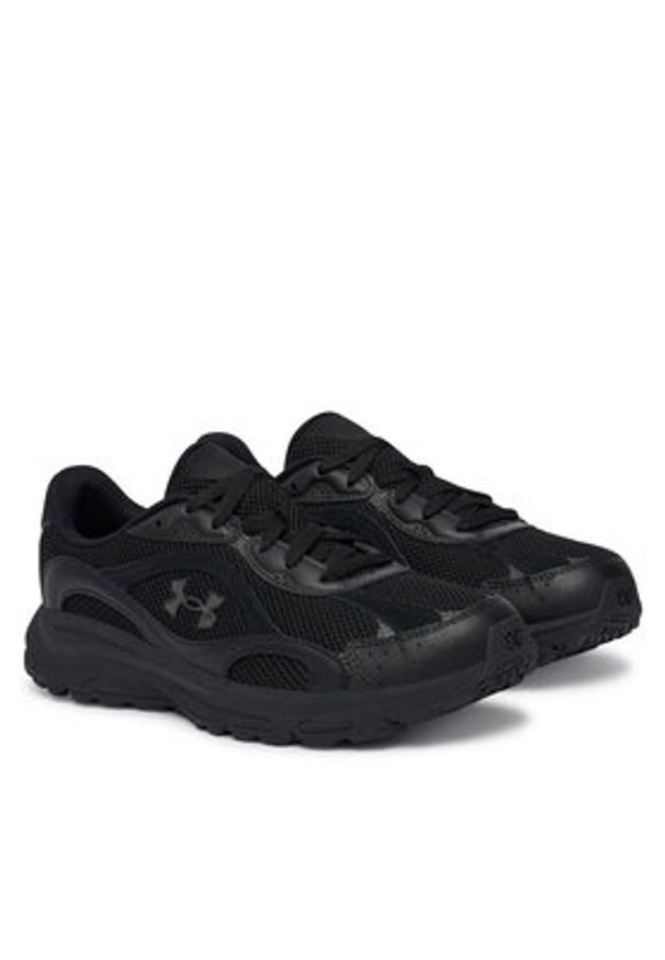 Under Armour Sneakersy UA Tech Runner 6011293 Czarny. Kolor: czarny. Materiał: skóra, zamsz