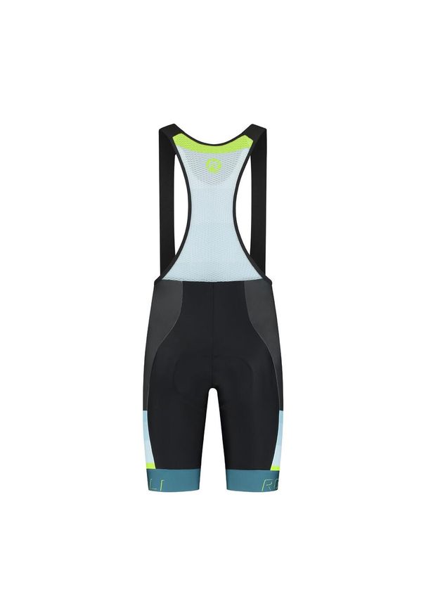 ROGELLI - Spodenki rowerowe męskie Rogelli Hero II. Kolor: czarny, wielokolorowy, zielony. Sport: kolarstwo