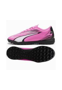 Buty piłkarskie męskie Puma Ultra Play. Zapięcie: sznurówki. Kolor: biały, wielokolorowy, czarny, różowy. Materiał: materiał, syntetyk. Szerokość cholewki: normalna. Sport: piłka nożna #2