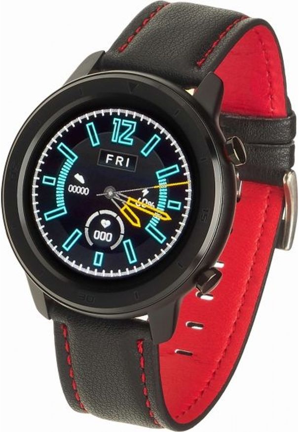 Smartwatch Garett Electronics Master RT Czarno-czerwony. Rodzaj zegarka: smartwatch. Kolor: wielokolorowy, czarny, czerwony