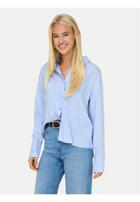 only - ONLY Koszula Berit 15320243 Błękitny Regular Fit. Kolor: niebieski. Materiał: wiskoza #1