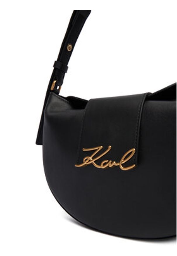 Karl Lagerfeld - KARL LAGERFELD Torebka B1W30059 Czarny. Kolor: czarny. Materiał: skórzane