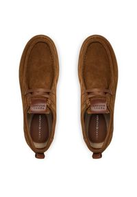 TOMMY HILFIGER - Tommy Hilfiger Półbuty Modern Light Suede Moc Toe Shoe FM0FM05501 Brązowy. Kolor: brązowy. Materiał: zamsz, skóra