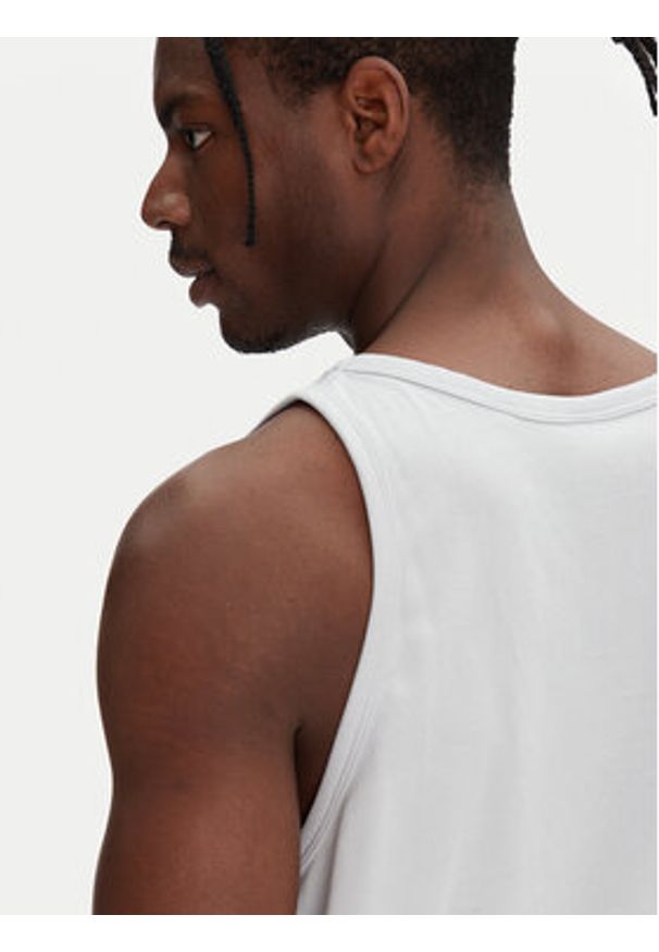 Jack & Jones Tank top Fusion 12276614 Szary Regular Fit. Kolor: szary. Materiał: syntetyk, bawełna