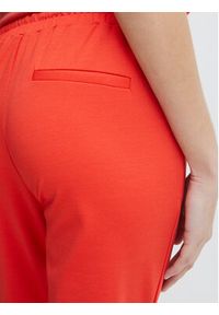 ICHI Spodnie materiałowe 20104757 Pomarańczowy Slim Fit. Kolor: pomarańczowy. Materiał: syntetyk #6