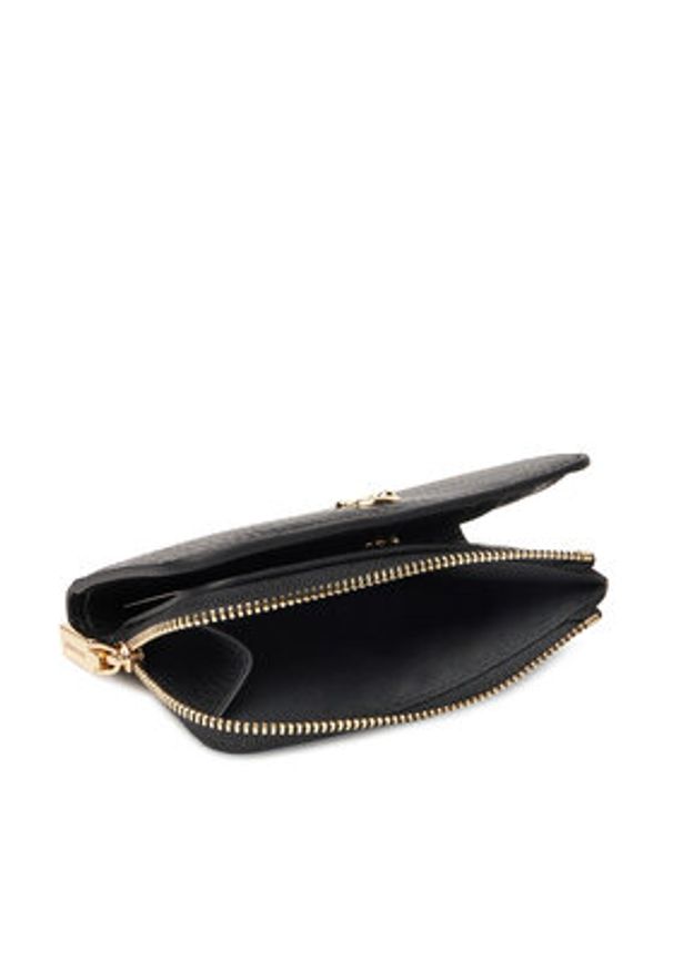 Coccinelle Portfel SSL Coccinelle C-Me E2 SSL 11 D1 21 Czarny. Kolor: czarny. Materiał: skóra