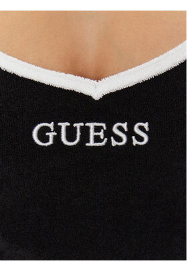 Guess Sukienka codzienna E5GK15 KCQV1 Czarny Bodycon Fit. Okazja: na co dzień. Kolor: czarny. Materiał: bawełna. Typ sukienki: bodycon, proste. Styl: casual