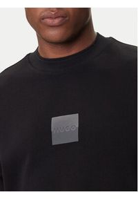 Hugo - HUGO Bluza Dusplited 50542847 Czarny Relaxed Fit. Kolor: czarny. Materiał: bawełna #5