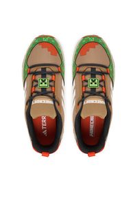 Adidas - adidas Trekkingi Minecraft Terrex Ax4R Hiking JR1289 Brązowy. Kolor: brązowy. Materiał: materiał. Model: Adidas Terrex. Sport: turystyka piesza #4