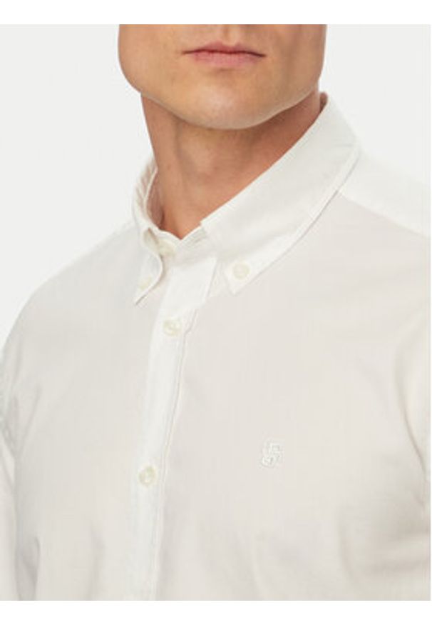 BOSS Koszula H-Liam 50560404 Biały Regular Fit. Kolor: biały. Materiał: bawełna