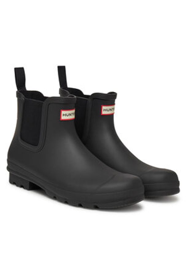 Hunter Kalosze Play Clog MFF9052RMA Czarny. Kolor: czarny. Materiał: syntetyk