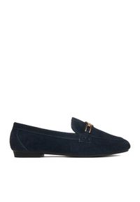 MEXX Loafersy EO-HY62517-3 Granatowy. Kolor: niebieski. Materiał: zamsz, skóra #1