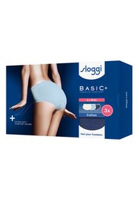 Sloggi Komplet 3 par bokserek Basic 10107163 Kolorowy. Materiał: bawełna. Wzór: kolorowy #4