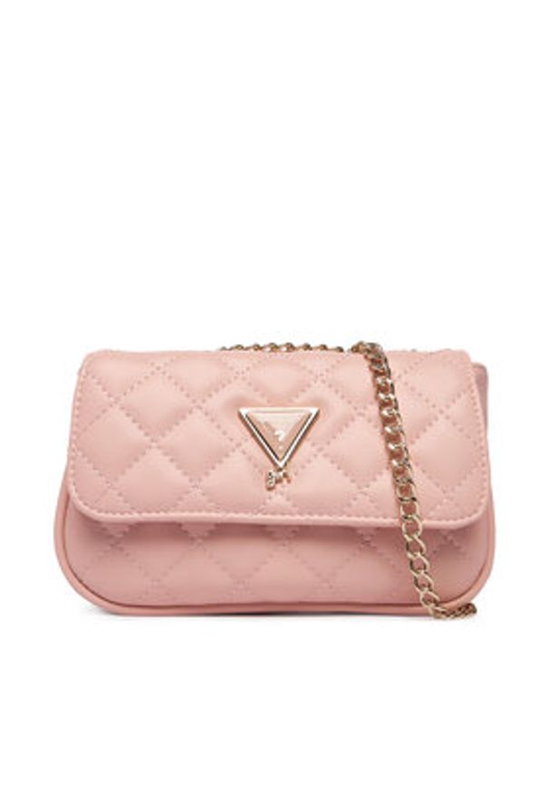 Guess Torebka J5YZ17 WGT10 Różowy. Kolor: różowy. Materiał: skórzane
