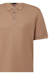 Bugatti Polo 8150-75104C Beżowy Regular Fit. Typ kołnierza: polo. Kolor: beżowy. Materiał: bawełna #7