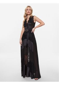 Babylon Sukienka wieczorowa S-EL0705 Czarny Regular Fit. Kolor: czarny. Materiał: syntetyk. Styl: wizytowy