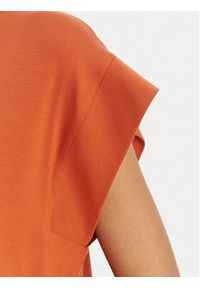 Emporio Armani T-Shirt EW003407 AF20240 U4098 Czerwony Regular Fit. Kolor: czerwony. Materiał: wiskoza #3