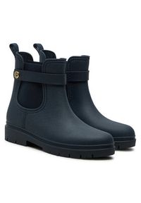 TOMMY HILFIGER - Tommy Hilfiger Kalosze Th Stud Rubberised Rainboot FW0FW08168 Granatowy. Kolor: niebieski #2