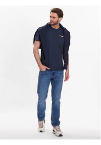 Tommy Jeans T-Shirt Essential DM0DM13063 Granatowy Regular Fit. Kolor: niebieski. Materiał: bawełna #4