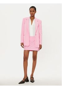 Patrizia Pepe Marynarka 8S0494 A106 Różowy Regular Fit. Kolor: różowy. Materiał: syntetyk #4