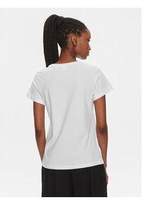Pinko T-Shirt 100355 A1NW Biały Regular Fit. Kolor: biały. Materiał: bawełna #4