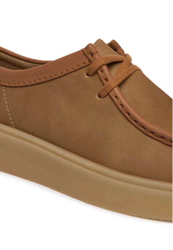 Clarks Półbuty Torview 26187196 Brązowy. Kolor: brązowy. Materiał: skóra