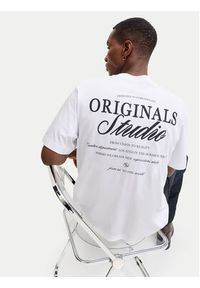 Jack & Jones T-Shirt Norrebro Typo 12282898 Biały Regular Fit. Kolor: biały. Materiał: bawełna #5