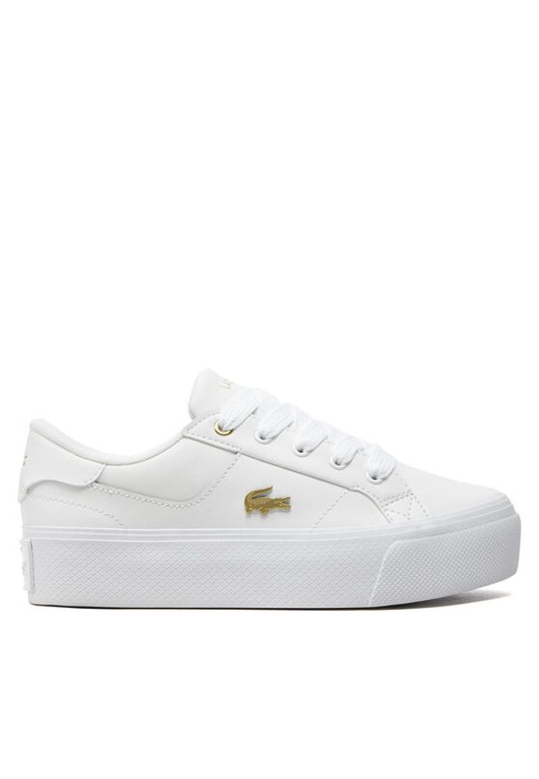 Lacoste Sneakersy 747CFA0005 Biały. Kolor: biały. Materiał: skóra