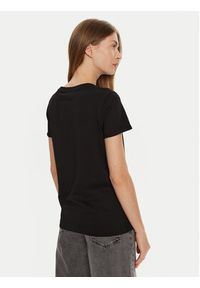Guess T-Shirt W4BI30 JA914 Czarny Regular Fit. Kolor: czarny. Materiał: bawełna