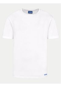 Hugo Komplet 3 t-shirtów Naolo 50522382 Biały Regular Fit. Kolor: biały. Materiał: bawełna