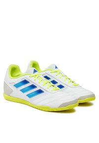 Adidas - adidas Buty do piłki nożnej Super Sala II IF6907 Biały. Kolor: biały. Materiał: skóra