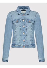 only - ONLY Kurtka jeansowa Tia 15177241 Niebieski Regular Fit. Kolor: niebieski. Materiał: bawełna, jeans