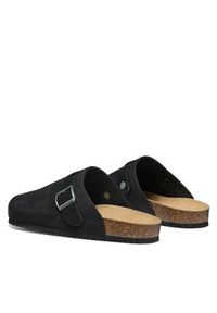 Geox Klapki U Sandal Ghita U559VC 00032 C9999 Czarny. Kolor: czarny. Materiał: skóra, nubuk