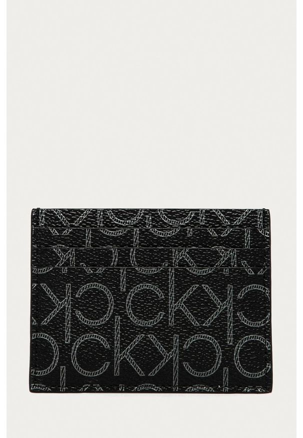 Calvin Klein Jeans - Portfel K50K505462. Kolor: czarny. Materiał: materiał