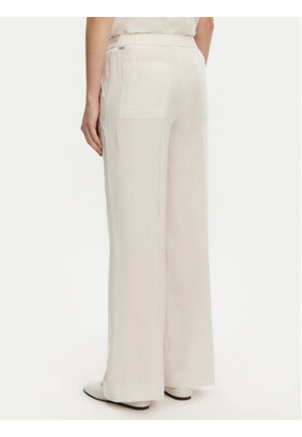 Calvin Klein Spodnie palazzo K20K208381 Beżowy Wide Leg. Kolor: beżowy. Materiał: lyocell