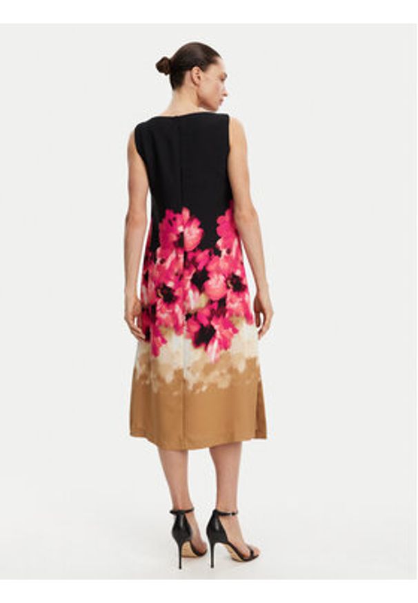 DKNY Sukienka koktajlowa DD4KH09C Czarny Regular Fit. Kolor: czarny. Materiał: syntetyk. Styl: wizytowy