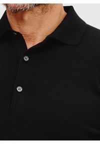 Pako Lorente - PAKO LORENTE – Sweter polo w kolorze czarnym. Okazja: na co dzień. Typ kołnierza: polo. Kolor: czarny, niebieski. Materiał: poliester, wiskoza. Sezon: wiosna. Styl: casual #3