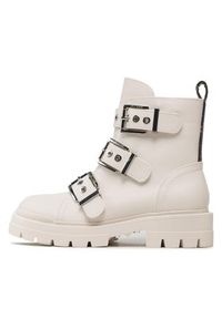 Guess Botki FL7OBI LEA10 Écru. Materiał: skóra #4