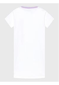 Champion Sukienka codzienna 404672 Biały Regular Fit. Okazja: na co dzień. Kolor: biały. Materiał: bawełna. Typ sukienki: proste. Styl: casual #2