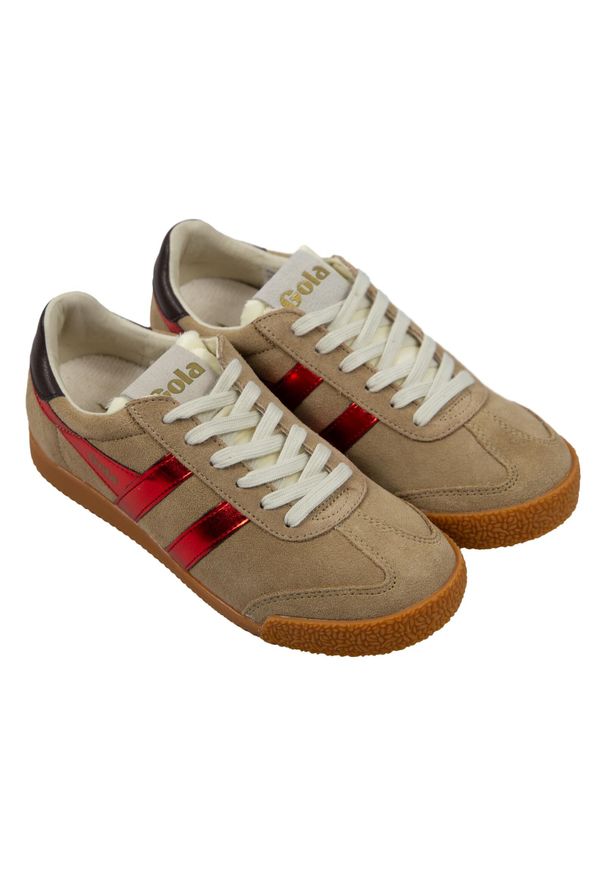Sneakersy damscy Gola Elan Glitz. Kolor: wielokolorowy, czerwony, beżowy. Sport: skateboard