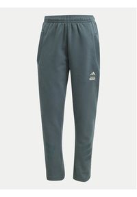 Adidas - adidas Spodnie dresowe Star Wars The Mandalorian™ JF3652 Zielony Regular Fit. Kolor: zielony. Materiał: bawełna. Wzór: motyw z bajki